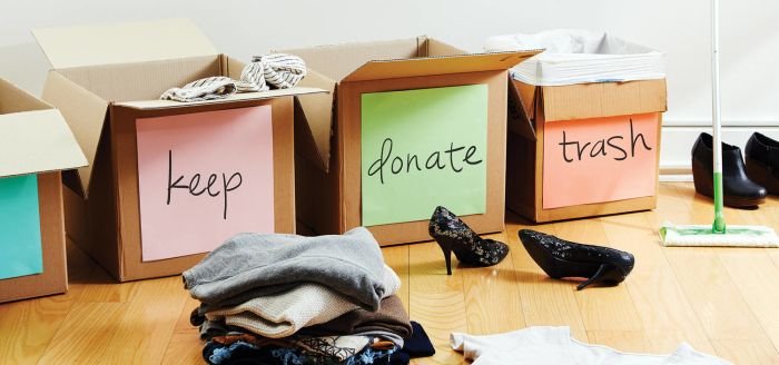 decluttering